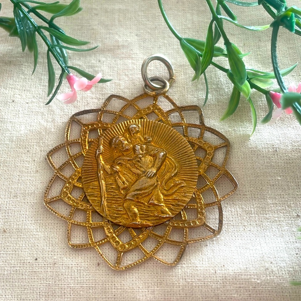 Rare 2-Sided Religious Pendant